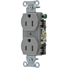 Bryant Electric - Straight Blade Receptacles Receptacle Type: Duplex Receptacle Grade: Commercial - Eagle Tool & Supply