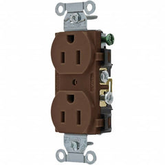 Bryant Electric - Straight Blade Receptacles Receptacle Type: Duplex Receptacle Grade: Commercial - Eagle Tool & Supply