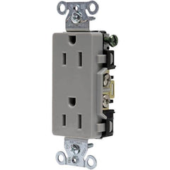 Bryant Electric - Straight Blade Receptacles Receptacle Type: Duplex Receptacle Grade: Commercial - Eagle Tool & Supply