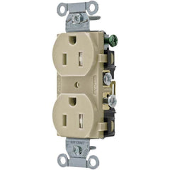 Bryant Electric - Straight Blade Receptacles Receptacle Type: Duplex Receptacle Grade: Commercial - Eagle Tool & Supply