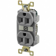 Bryant Electric - Straight Blade Receptacles Receptacle Type: Duplex Receptacle Grade: Industrial - Eagle Tool & Supply