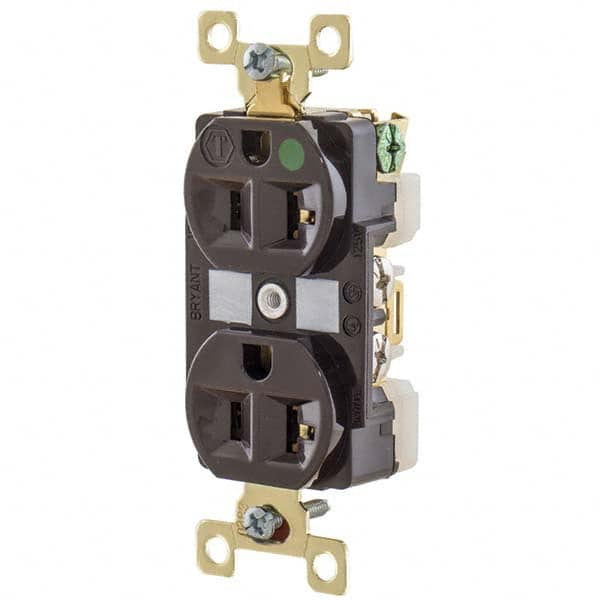 Bryant Electric - Straight Blade Receptacles Receptacle Type: Duplex Receptacle Grade: Hospital - Eagle Tool & Supply