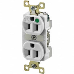 Bryant Electric - Straight Blade Receptacles Receptacle Type: Duplex Receptacle Grade: Hospital - Eagle Tool & Supply