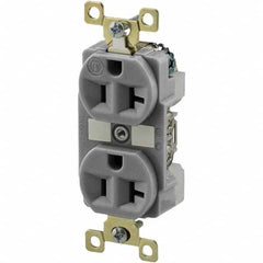 Bryant Electric - Straight Blade Receptacles Receptacle Type: Duplex Receptacle Grade: Industrial - Eagle Tool & Supply