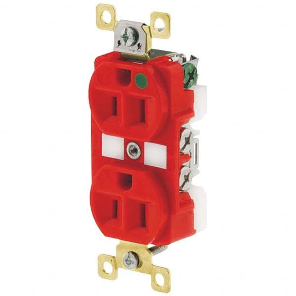 Bryant Electric - Straight Blade Receptacles Receptacle Type: Duplex Receptacle Grade: Hospital - Eagle Tool & Supply