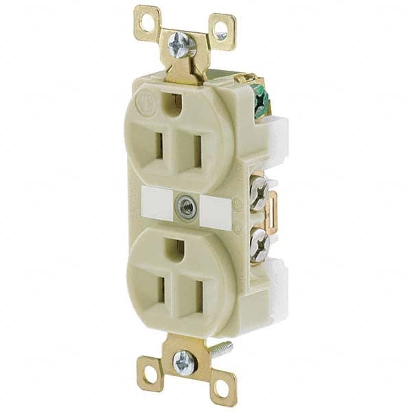 Bryant Electric - Straight Blade Receptacles Receptacle Type: Duplex Receptacle Grade: Industrial - Eagle Tool & Supply