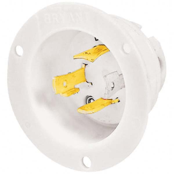 Bryant Electric - Twist Lock Plugs & Connectors Connector Type: Inlet Grade: Industrial - Eagle Tool & Supply