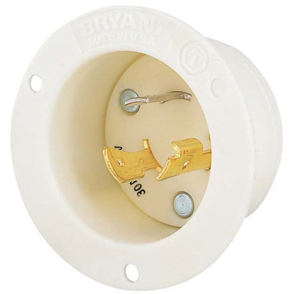 Bryant Electric - Twist Lock Plugs & Connectors Connector Type: Inlet Grade: Industrial - Eagle Tool & Supply