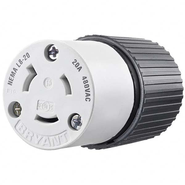 Bryant Electric - Twist Lock Plugs & Connectors Connector Type: Connector Grade: Industrial - Eagle Tool & Supply