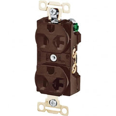 Bryant Electric - Straight Blade Receptacles Receptacle Type: Duplex Receptacle Grade: Industrial - Eagle Tool & Supply