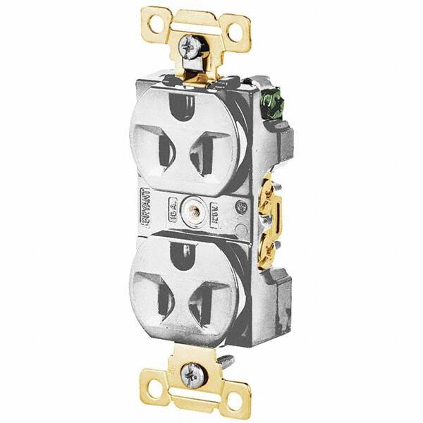 Bryant Electric - Straight Blade Receptacles Receptacle Type: Duplex Receptacle Grade: Industrial - Eagle Tool & Supply