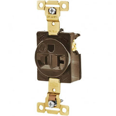 Bryant Electric - Straight Blade Receptacles Receptacle Type: Single Receptacle Grade: Industrial - Eagle Tool & Supply