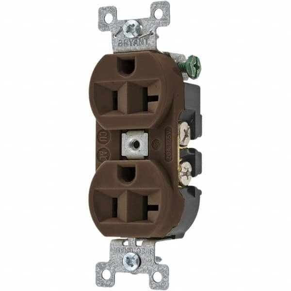 Bryant Electric - Straight Blade Receptacles Receptacle Type: Duplex Receptacle Grade: Specification - Eagle Tool & Supply