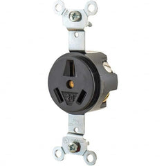 Bryant Electric - Straight Blade Receptacles Receptacle Type: Single Receptacle Grade: Industrial - Eagle Tool & Supply