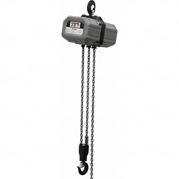 Jet - Electric Hoists Type: Electric Hoist Load Capacity (Ton): 2 - Eagle Tool & Supply