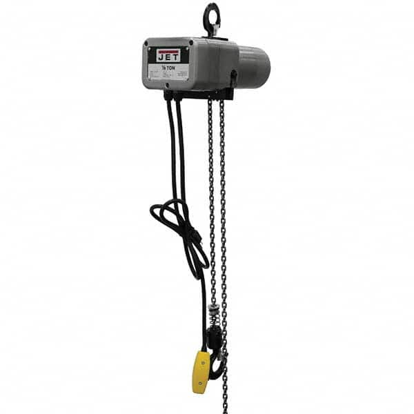 Jet - Electric Hoists Type: Electric Hoist Load Capacity (Ton): 1/8 - Eagle Tool & Supply