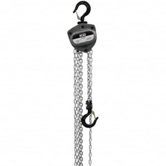 Manual Hand Chain Hoist: 0.25 Ton Working Load Limit, 40' Max Lift 41.8 lb Pull to Lift Load, 1 Chain