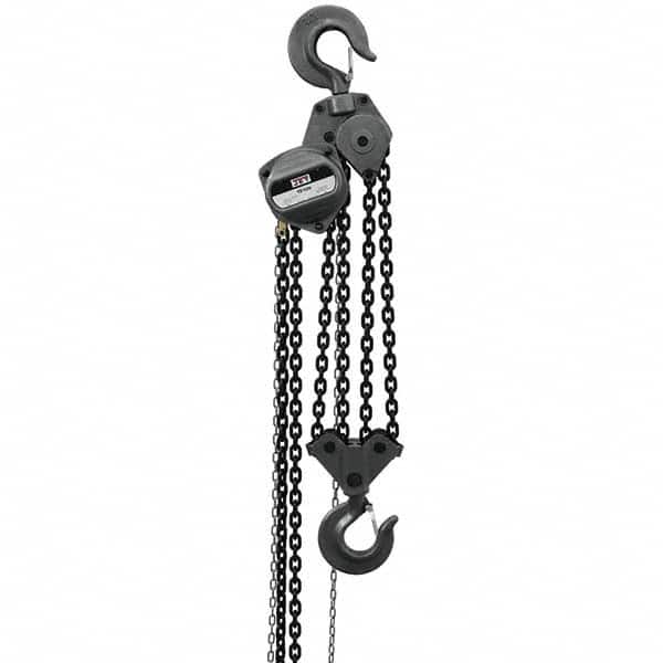 Jet - 20,000 Lb Capacity, 50' Lift Height, Manual Chain Hoist - Eagle Tool & Supply