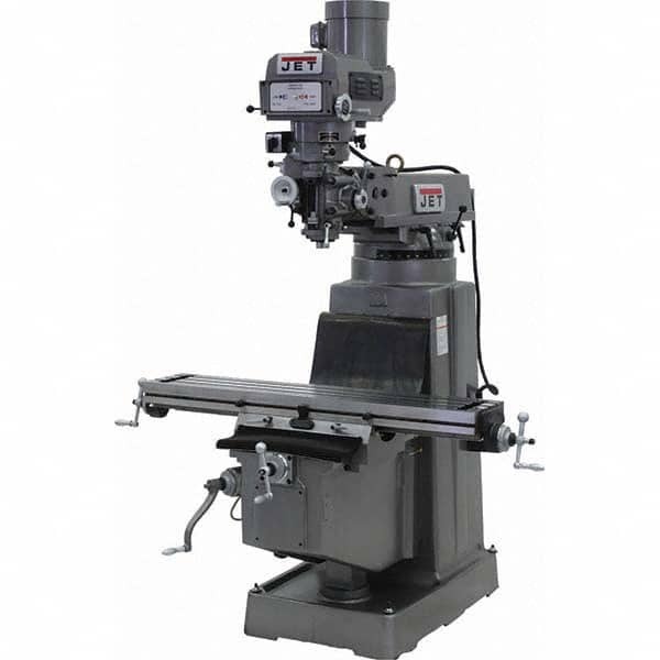 Jet - Knee Milling Machines Spindle Speed Control: Electronic Variable Speed Table Length (Inch): 10 - Eagle Tool & Supply