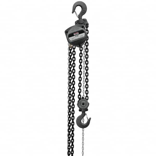 Jet - 20,000 Lb Capacity, 40' Lift Height, Manual Chain Hoist - Eagle Tool & Supply