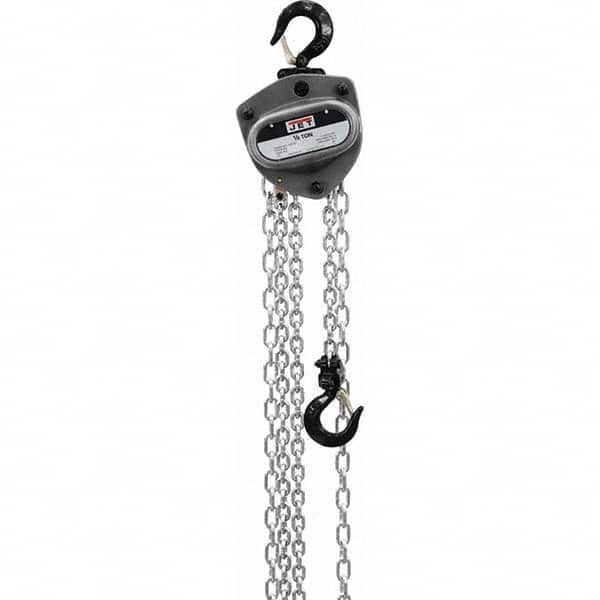 Jet - 1,000 Lb Capacity, 50' Lift Height, Manual Chain Hoist - Eagle Tool & Supply