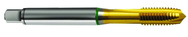 M8x1.25 6H Mod -Flute Cobalt Green Ring Spiral Point Plug Tap-TiN - Eagle Tool & Supply