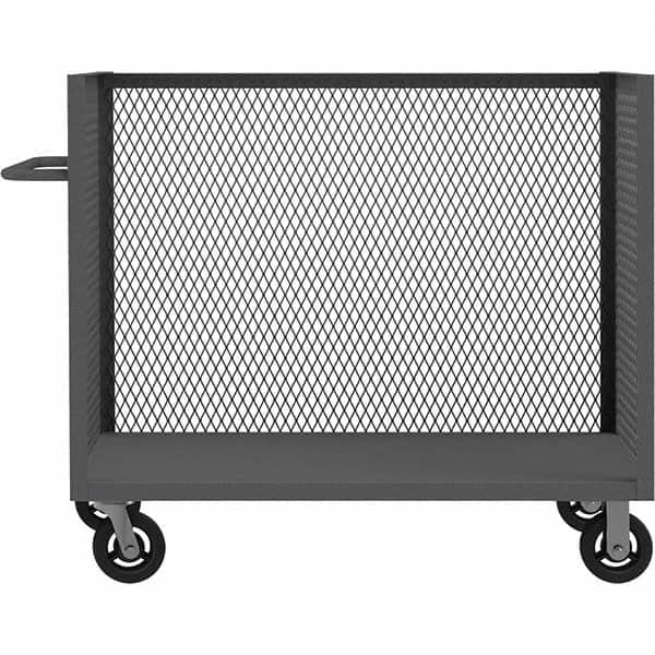 Durham - 2,400 Lb Capacity 3-Sided Bulk Truck - Eagle Tool & Supply