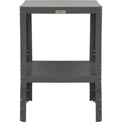 Durham - Stationary Work Benches, Tables Type: Machine Work Table Top Material: 16 Gauge Steel - Eagle Tool & Supply