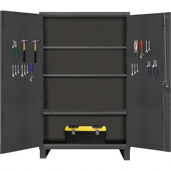 Durham - 3 Shelf Pegboard Storage Cabinet - Eagle Tool & Supply