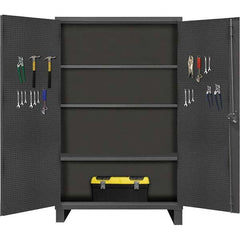 Durham - 3 Shelf Pegboard Storage Cabinet - Eagle Tool & Supply