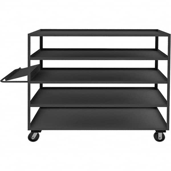 Durham - 3,000 Lb Capacity, 24-1/4" Wide x 87-1/4" Long x 68" High Order Picking Cart - Eagle Tool & Supply