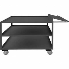 Durham - 1,200 Lb Capacity, 36-1/4" Wide x 63-1/4" Long x 40-11/16" High Order Picking Cart - Eagle Tool & Supply