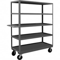 Durham - 3,000 Lb Capacity, 24-1/4" Wide x 54-1/4" Long x 68" High Heavy Duty Service Cart - Eagle Tool & Supply