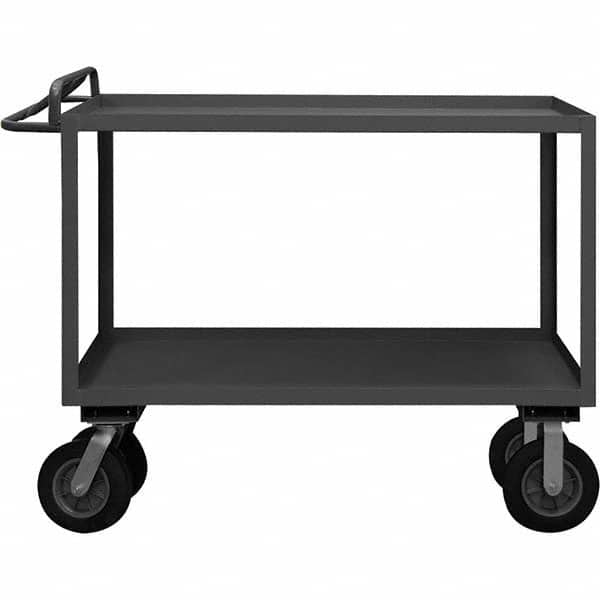 Durham - 1,200 Lb Capacity, 24-1/4" Wide x 78-1/4" Long x 47" High Service Cart - Eagle Tool & Supply