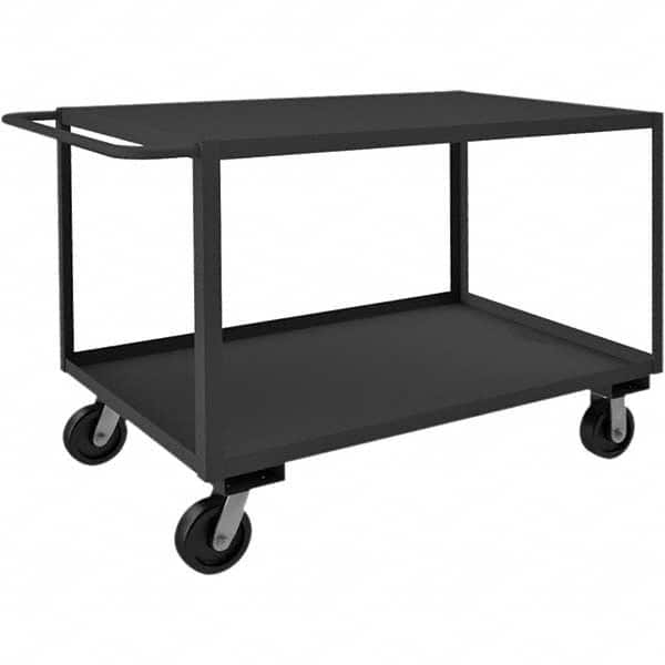Durham - 3,000 Lb Capacity, 24-1/4" Wide x 78-1/4" Long x 36" High Heavy Duty Service Cart - Eagle Tool & Supply