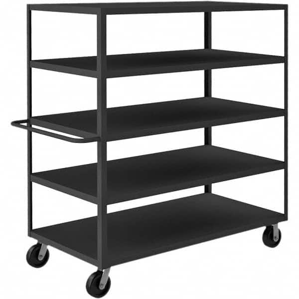 Durham - 3,600 Lb Capacity, 30-1/4" Wide x 66-1/4" Long x 66-1/2" High Heavy Duty Service Cart - Eagle Tool & Supply