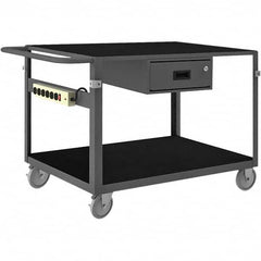 Durham - 1,000 Lb Capacity, 25-1/8" Wide x 42-11/16" Long x 34" High Instrument Cart - Eagle Tool & Supply