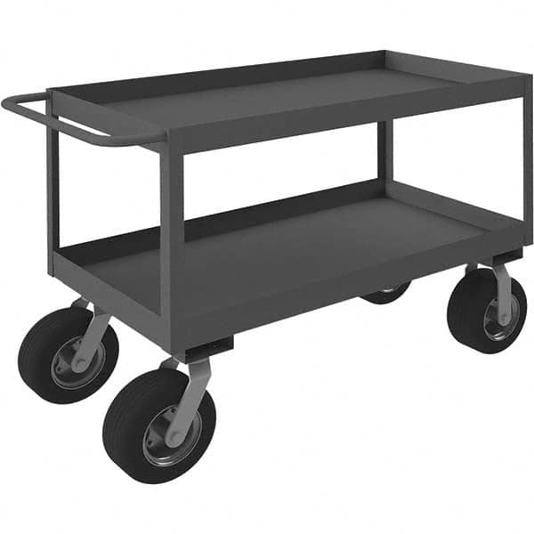 Durham - 1,200 Lb Capacity, 24-1/4" Wide x 54-1/4" Long x 36" High Service Cart - Eagle Tool & Supply