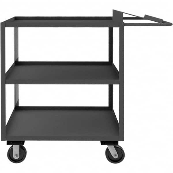Durham - 3,000 Lb Capacity, 24-1/4" Wide x 75-1/4" Long x 51-1/16" High Order Picking Cart - Eagle Tool & Supply