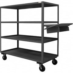 Durham - 3,600 Lb Capacity, 30-1/4" Wide x 76-3/8" Long x 65" High Order Picking Cart - Eagle Tool & Supply