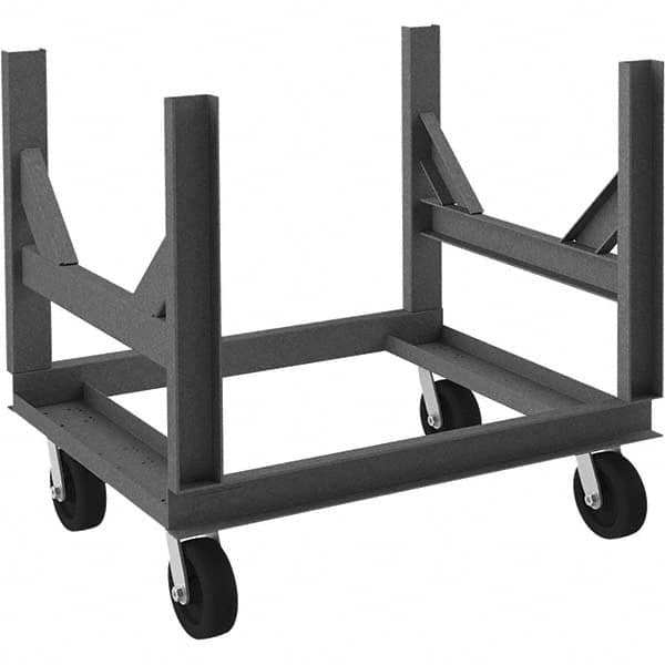 Durham - 3,000 Lb Capacity Bar Cradle Truck - Eagle Tool & Supply