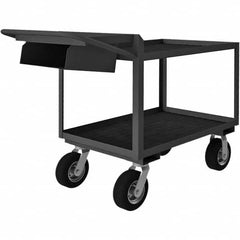 Durham - 1,200 Lb Capacity, 24-1/4" Wide x 52-3/8" Long x 38" High Mobile Cart - Eagle Tool & Supply
