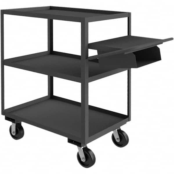 Durham - 3,600 Lb Capacity, 30-1/4" Wide x 76-3/8" Long x 48" High Order Picking Cart - Eagle Tool & Supply