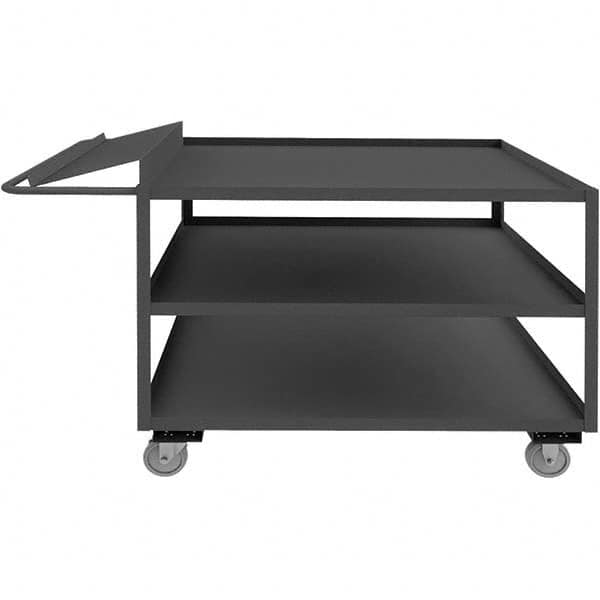 Durham - 1,200 Lb Capacity, 30-1/4" Wide x 87-1/4" Long x 40-11/16" High Order Picking Cart - Eagle Tool & Supply