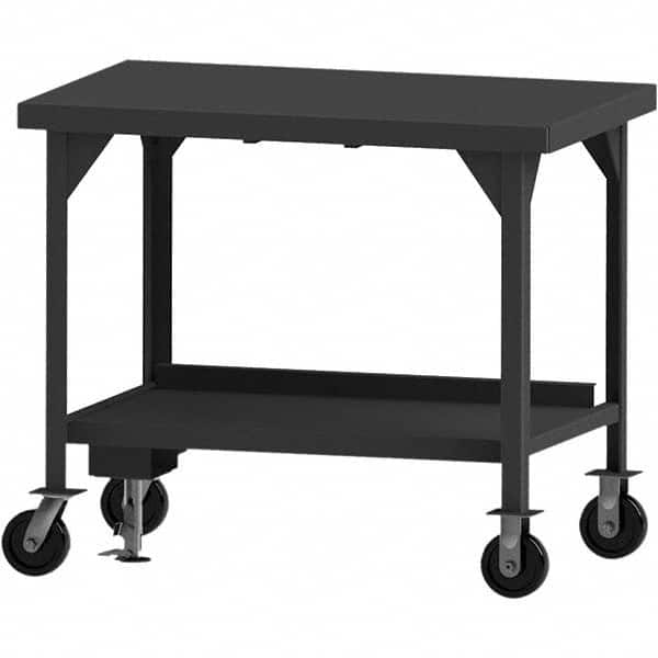 Durham - Mobile Work Benches Type: Heavy-Duty Workbench Length: 84 (Inch) - Eagle Tool & Supply