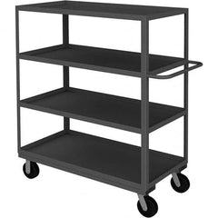 Durham - 3,000 Lb Capacity, 24-1/4" Wide x 54-1/4" Long x 60" High Heavy Duty Service Cart - Eagle Tool & Supply