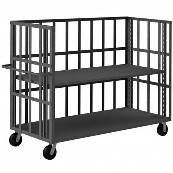 Durham - 3,000 Lb Capacity Open Portable Shelf Trucks - Eagle Tool & Supply