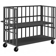 Durham - 3,000 Lb Capacity Open Portable Shelf Trucks - Eagle Tool & Supply