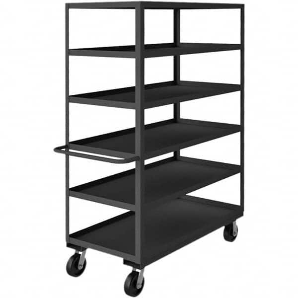 Durham - 3,000 Lb Capacity, 24-1/4" Wide x 54-1/4" Long x 73" High Heavy Duty Service Cart - Eagle Tool & Supply