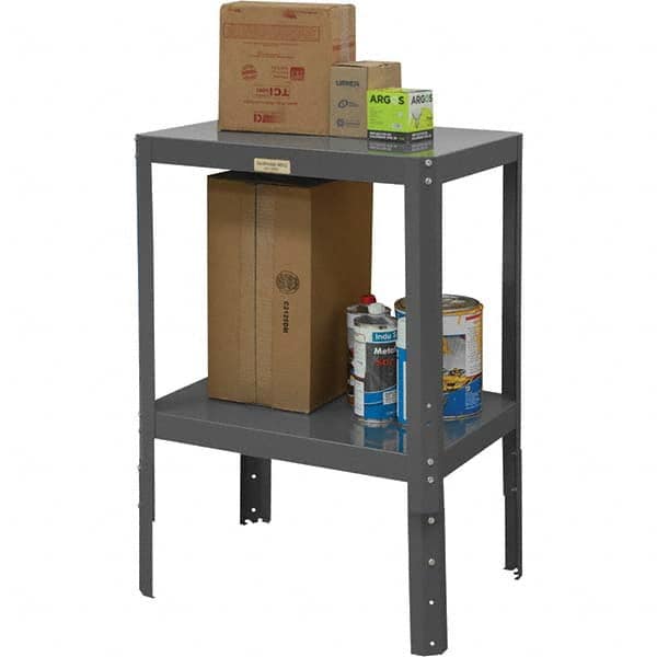 Durham - Stationary Work Benches, Tables Type: Machine Work Table Top Material: 16 Gauge Steel - Eagle Tool & Supply